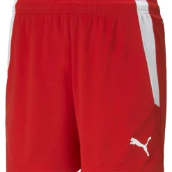 Puma Damen Shorts teamLIGA rot-weiß