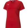 Puma Damen Trikot teamLIGA rot-weiß