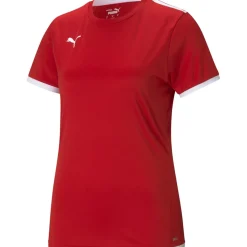 Puma Damen Trikot teamLIGA rot-weiß