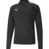 Puma Kinder 1/4 Zip Top teamLIGA schwarz-weiß