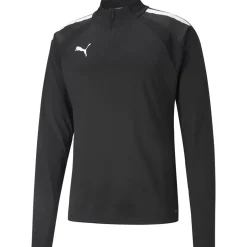 Puma Kinder 1/4 Zip Top teamLIGA schwarz-weiß
