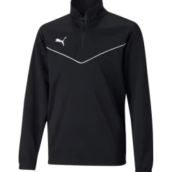 Puma Kinder 1/4 Zip Top teamRISE schwarz-weiß