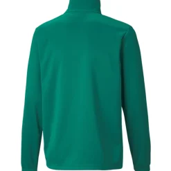 Puma Kinder 1/4 Zip Top teamRISE grün-weiß
