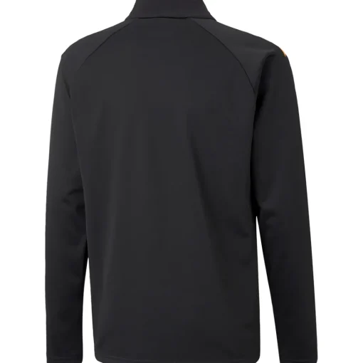 Puma Kinder 1/4 Zip Top teamLIGA schwarz-orange