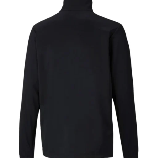 Puma Kinder 1/4 Zip Top teamRISE schwarz-weiß