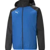 Puma Kinder Allwetterjacke teamLIGA blau-schwarz