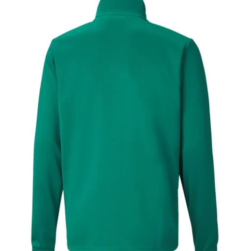 Puma Kinder Polyester Trainingsjacke teamRISE grün-weiß