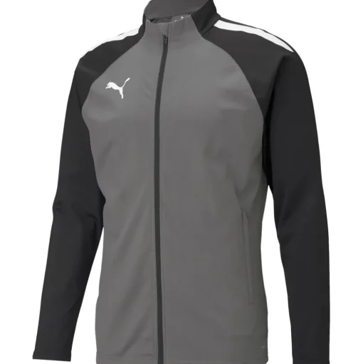 Puma Kinder Trainingsjacke teamLIGA grau-schwarz