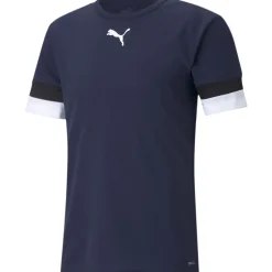 Puma Kinder Trikot teamRISE blau-schwarz-weiß