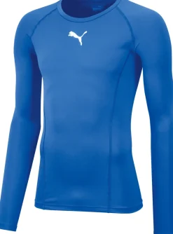 Puma Liga Baselayer Kinder Langarm Shirt el. blue lemonade