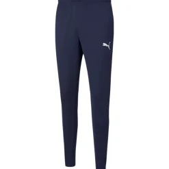 Puma Polyester Trainingshose teamRISE blau-weiß