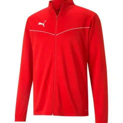 Puma Polyester Trainingsjacke teamRISE rot-weiß