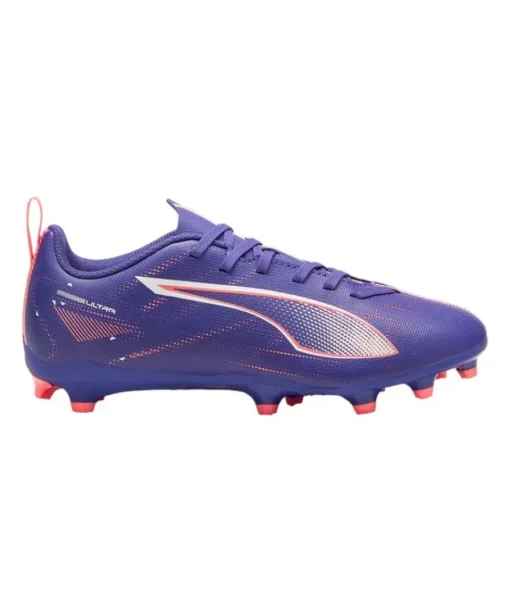 PUMA ULTRA 5 Play FG/AG Formula Jr Kinder Lila Weiss