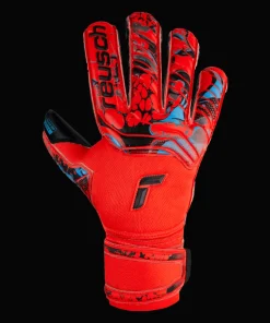 Reusch Attrakt Gold X Evolution Cut Finger Support 2023 Rot Blau Schwarz F3333