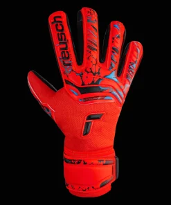 Reusch Attrakt Grip Evolution Finger Support Kinder 2023 Rot Blau Schwarz F3333