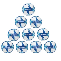 Uhlsport Ballpaket Fußball Attack Addglue weiß/royal/blau inkl. Ballsack |  Größe 5