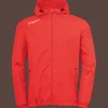 Uhlsport Essential Regenjacke rot/weiß