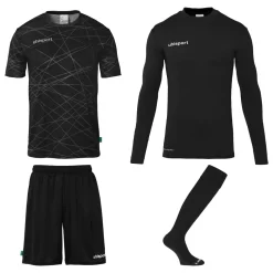 uhlsport Prediction Kinder Torwart Set schwarz