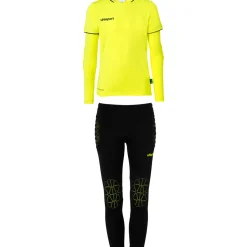 Uhlsport Save Torwart Set Kinder fluo gelb/schwarz